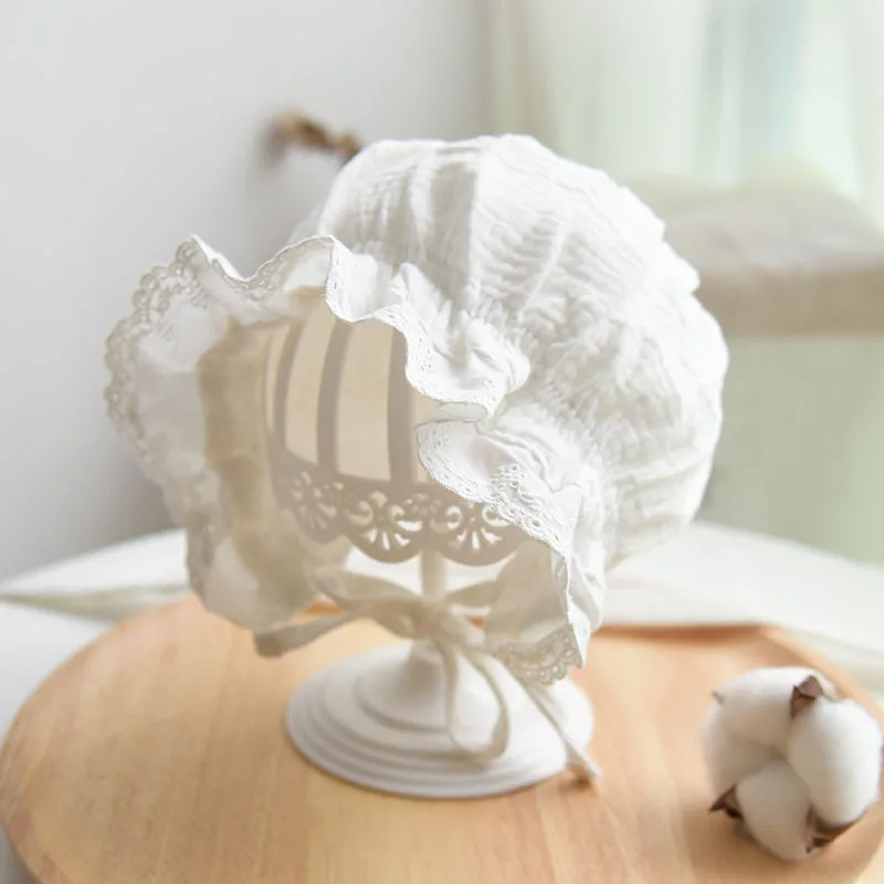 

Новая весенне-летняя уличная шляпа для маленьких девочек, кружевная шляпа с бантом в рыбацком стиле, Детские Солнцезащитные шапки, шляпа от солнца для малышей