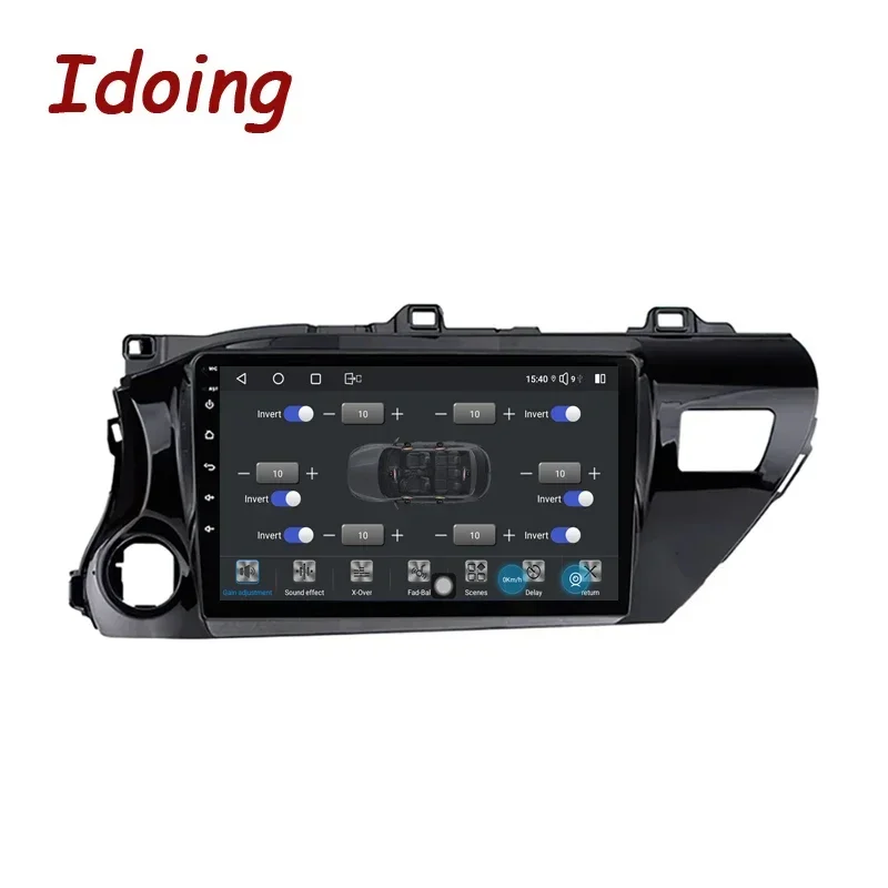 Idoing10.2&quotCar Stereo Android Head Unit For Toyota Hilux Pick Up AN120 2015-2020 Radio Multimedia Player Navigation GPS No 2din