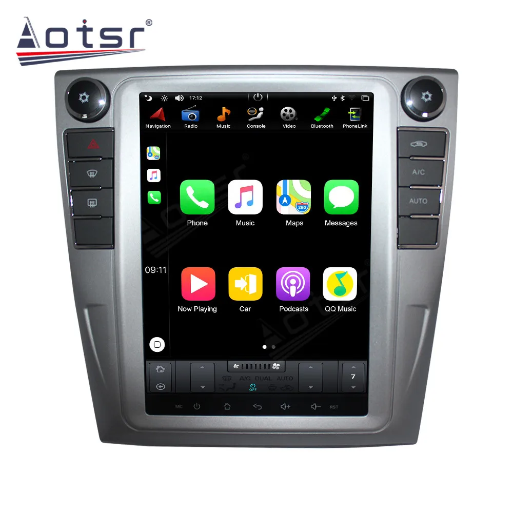 Автомагнитола для Volkswagen Magotan 2012 + Android 9 GPS-навигация PX6 4 64 ГБ Автомобильный DVD-плеер