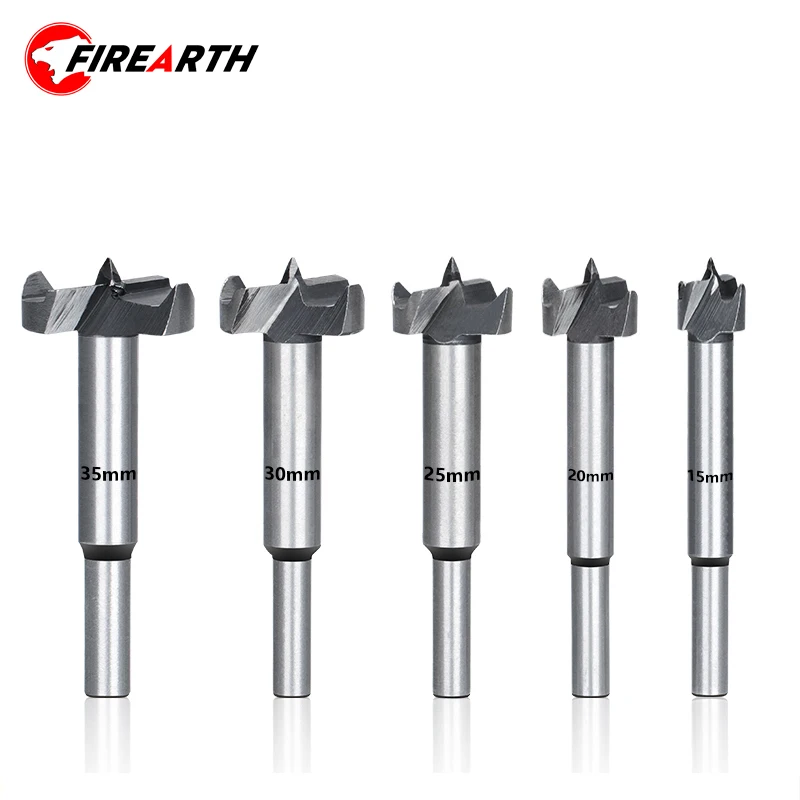 

5pcs Forstner Drill Bit Set 15-35mm Self Centering Hole Saw Cutter Hole Saw Cutter Tungsten Carbide Wood Cutter Tools Set