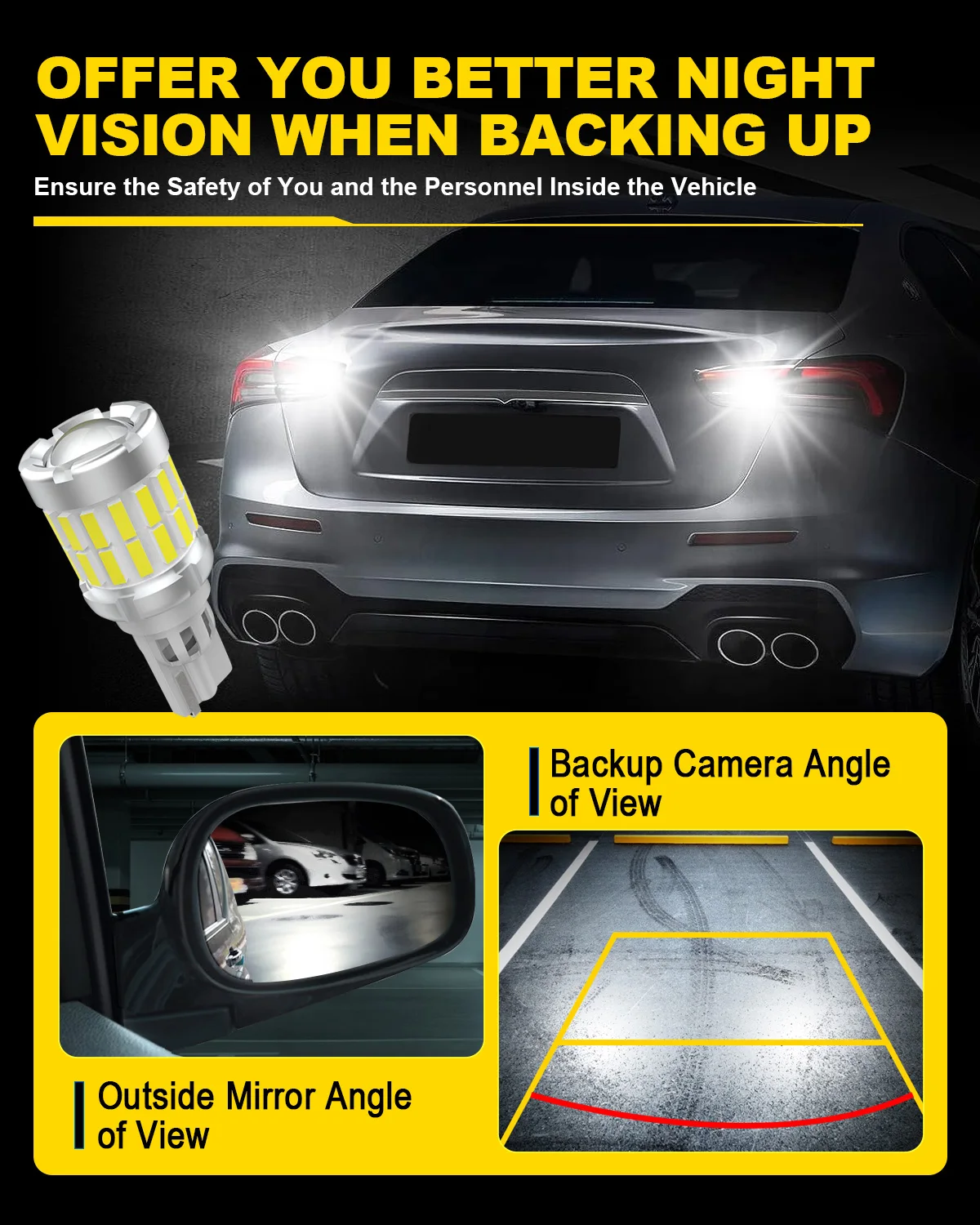 Фонарь заднего хода для Toyota Auris Avensis T27 CHR Camry Corolla FJ Cruiser 86 Land 921 2 шт.