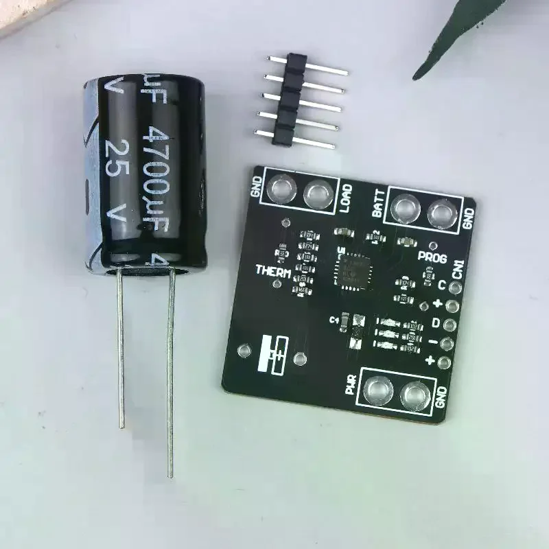Фото Плата зарядного устройства MCP73871 USB 4.2V DC для литий-полимерных аккумуляторов, модуль управления зарядом 4.2V №4