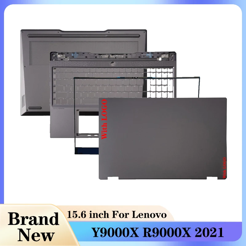Задняя крышка для ноутбука Lenovo Rescue er Y9000X R9000X 2021R Legion S7 Slim 7 7i 15ACH6, ЖК-дисплей/Передняя панель/Упор для рук/Нижняя крышка, серый