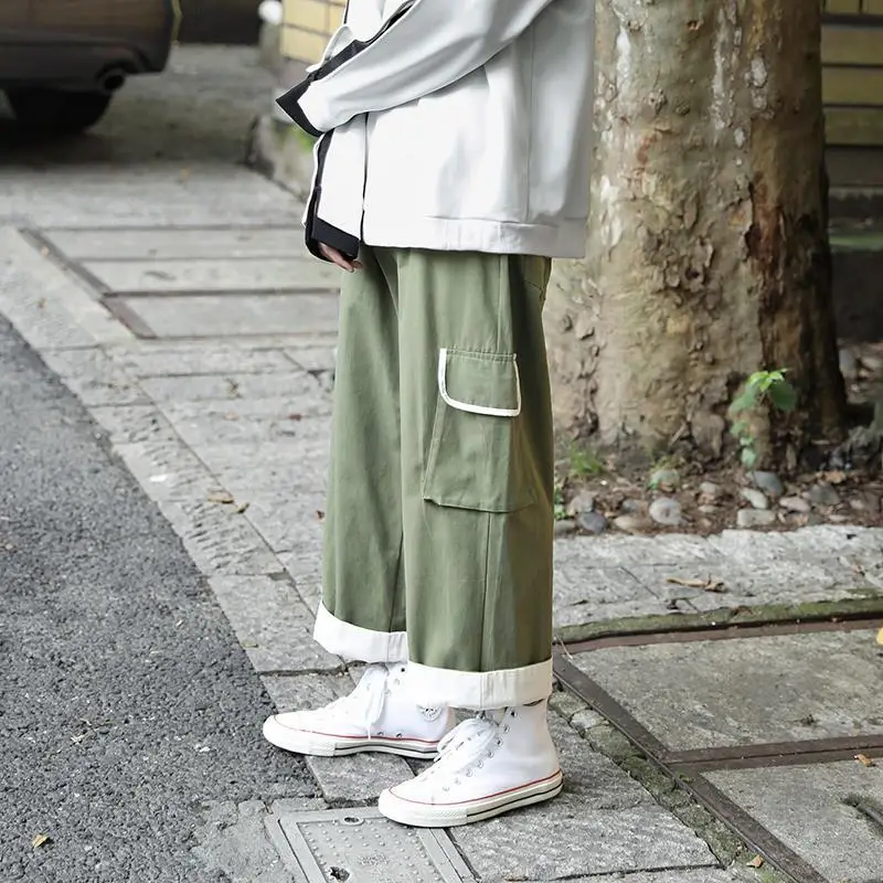 

Harajuku Joggers Wide Leg Cargo Pants Women High Waist Oversize Streetwear Korean Casual Trousers Femme Japan Style New E Girl