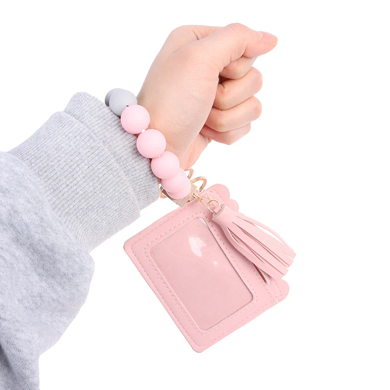 Кожаный кошелек с ремешком на руку для женщин и девушек |