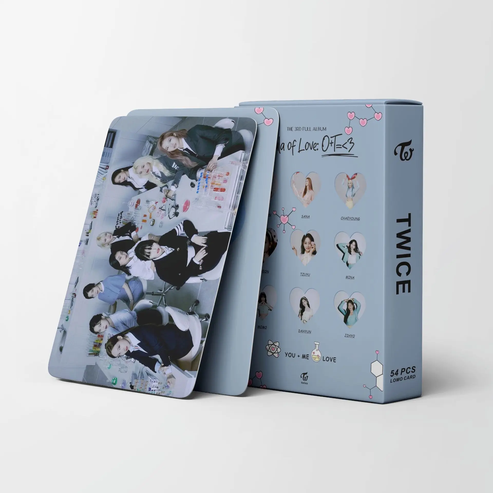 

54Pcs/Set Twice Kpop New Photocard New Album Formula of LoveO+T=3 Postcard Album Lomo Card Photo Print Cards Poster Fans Gifts