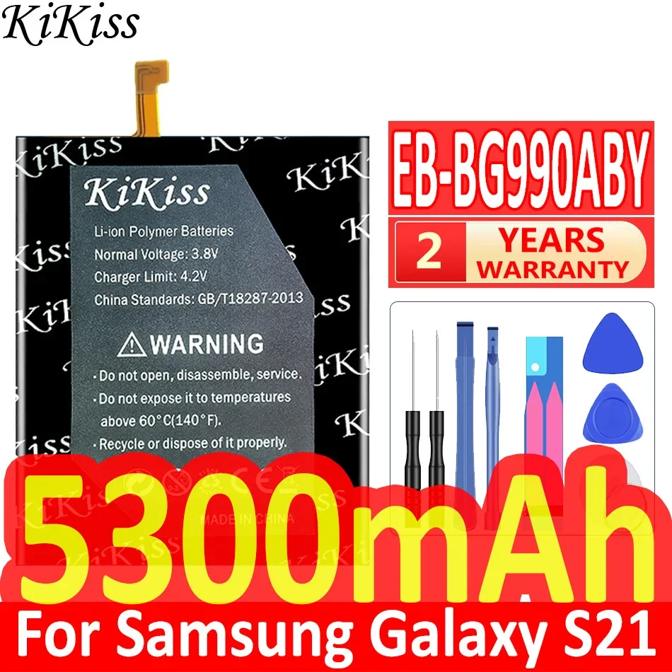 5300mAh KiKiss запасная батарея для Samsung Galaxy S21 FE EB-BG990ABY
