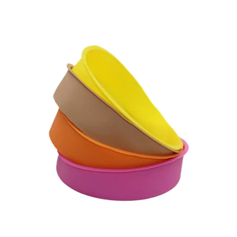 

NEW2022 Silicone Soap Mold Round Cake Pan Nonstick Fondant Silicone Muffin Cake Mold Bread Chocolate Making Pastry Baking Tray C