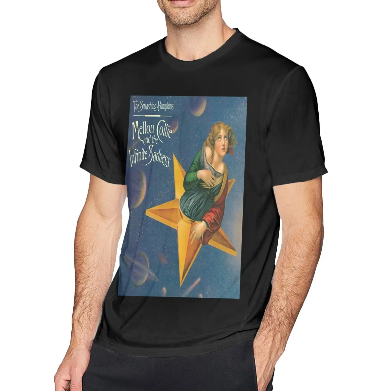 

Мужская футболка большого размера с принтом Smashing Pumpkins Mellon Collie и 6599