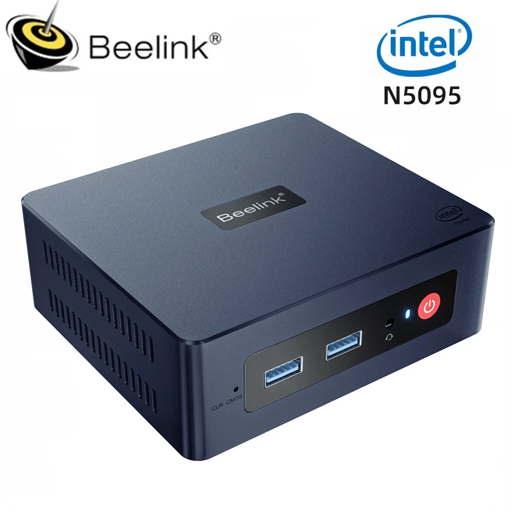 Beelink Mini S Windows 11 Intel Celeron N5095 Мини ПК DDR4 8 ГБ 128 16 256 SSD Настольный игровой компьютер VS U59