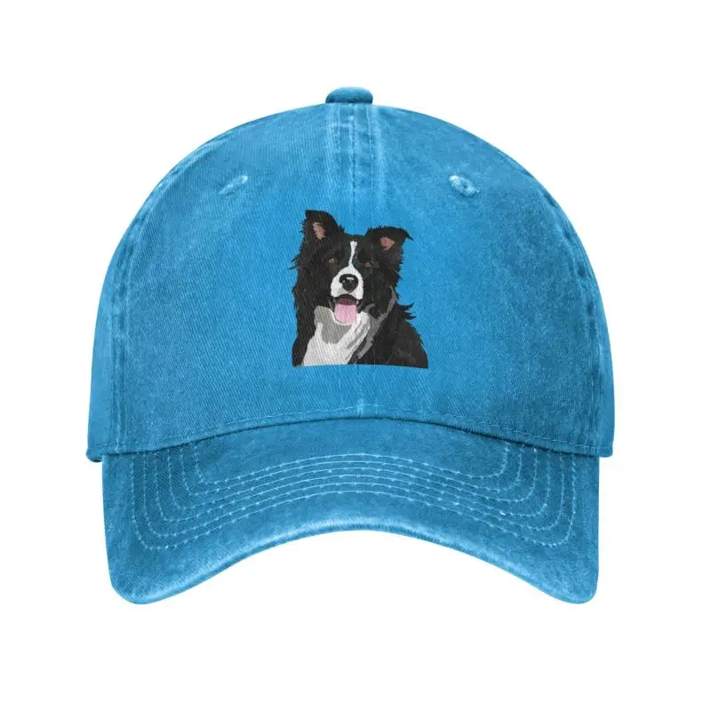 Модная хлопковая бейсболка Border Collie для мужчин и женщин регулируемая