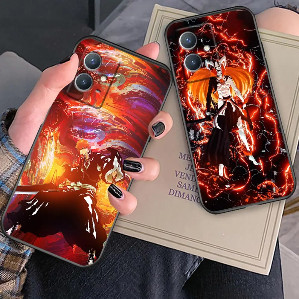 

Case For VIVO Y79 Y77 Y76S Y75 Y72 Y71 Y66 Y55 Y53 Y52 Y52S Y51 Y51S Pro 5G Y21 Y20 Y19 Y17 Case Anime Bleach Kurosaki Ichigo