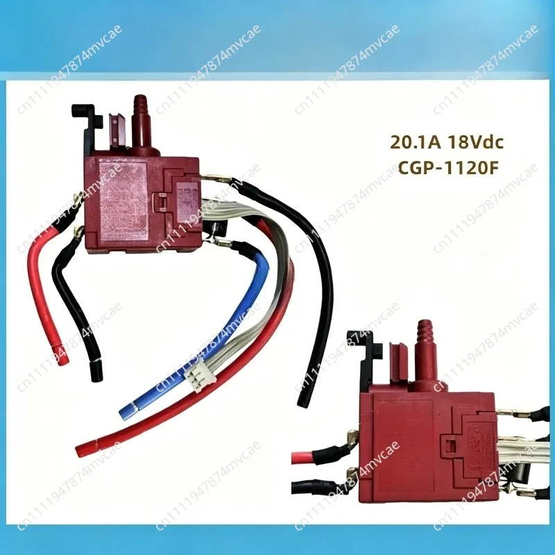 Фото Переключатель скорости для старых моделей DC (без колпачка) CGP-1120F 18В 20.1А, переключатель для электродрели №1