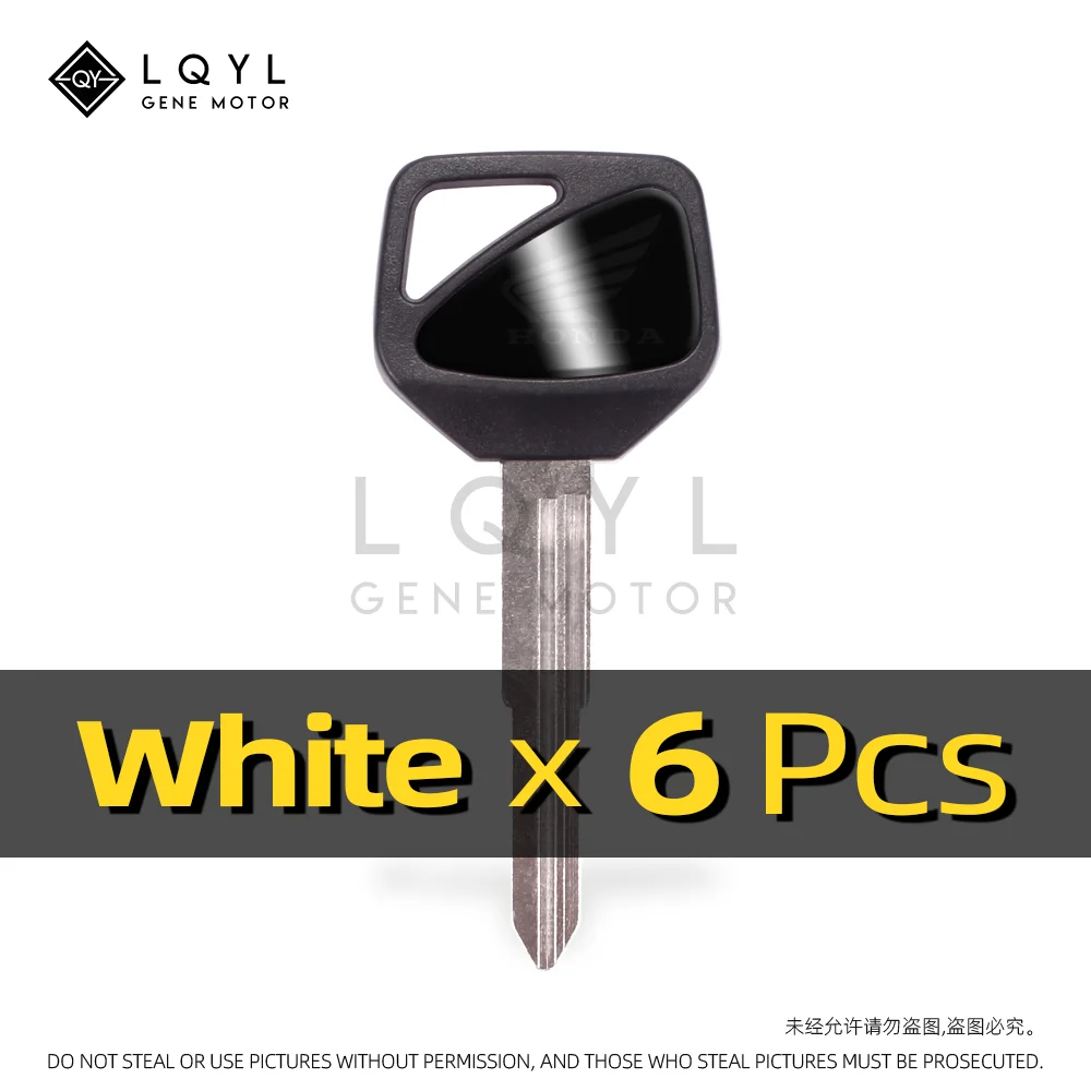 

6 шт. новый пустой ключ для мотоцикла, замена необрезанных ключей для Honda CBR600RR F5 CB400 VTEC 1 2 3 4 Th CB1300 Hornet 600 CBR 929 954 1000