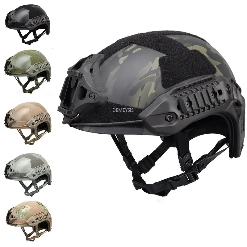 

Military Combat Helmet Half Covered Tactical Protection Helmets Outdoor Shooting Hunting Paintball Wargames CS Helmet Gear