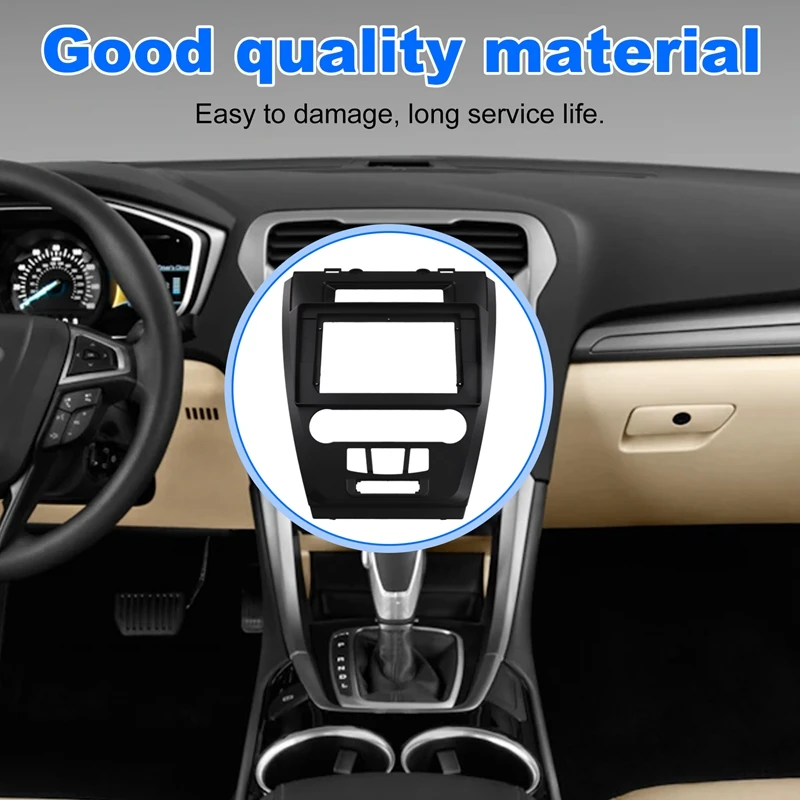 10 1 автомобильный радиоприемник Рамка адаптер для FORD FUSION 2009-2012 2 Din Dash Android Mp5 Панель