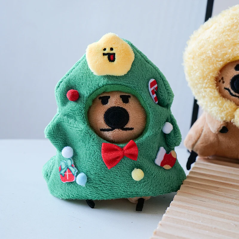 10 см милый перечный Медведь кукла головной убор накидка Сделай Сам креативная