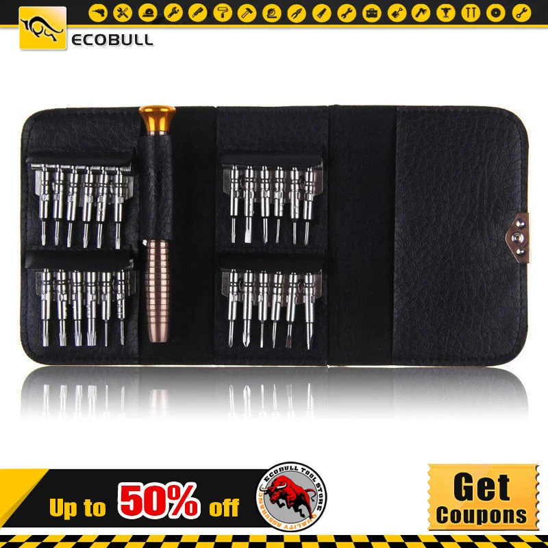 

25 in 1 Precision Screwdriver torx hand screwdriver tool set for mobile phones bits for screwdriver MultiTools watch