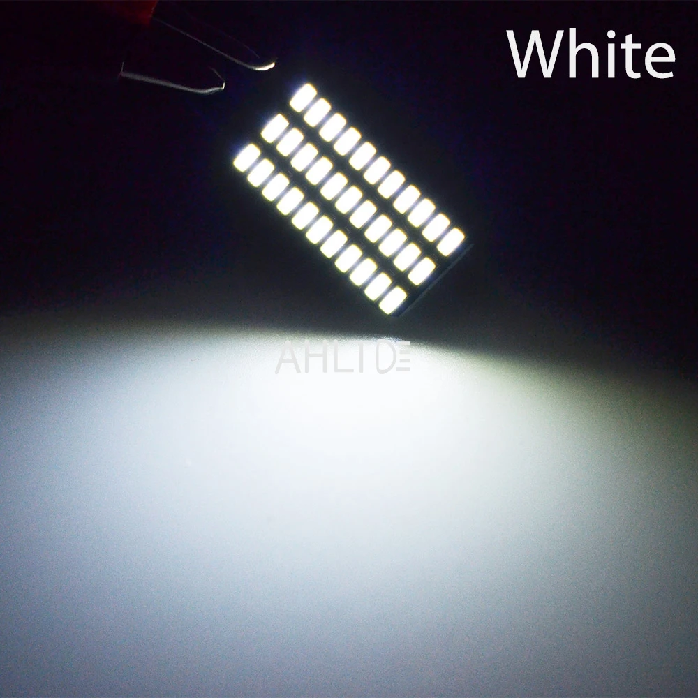 

1/2/4/10X Auto T10 W5w 3014 33SMD Внутренняя лампа Водонепроницаемая автомобильная купольная лампа для чтения Поворотник Номерный знак Дверь Лампа багажника 12 В