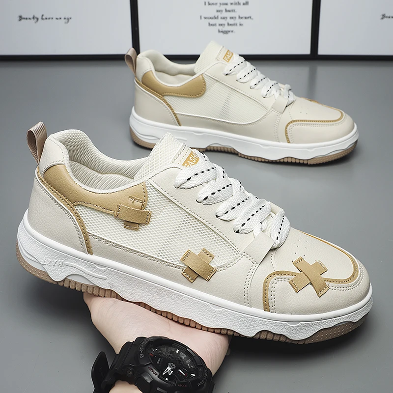 

Кроссовки мужские с вулканизированной подошвой, дышащие, молния, скейтборд, Повседневная Уличная обувь для студентов и пар