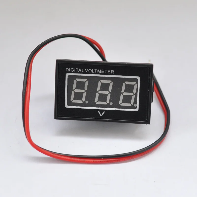 

Waterproof digital display electric vehicle 48v/60V voltmeter 24V 36V voltmeter head electric vehicle voltmeter