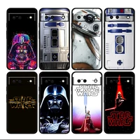 star wars darth vader yoda bb8 shockproof cover for google pixel 7 6 6a 5 5a 4a xl pro 5g soft tpu soft black phone case cover