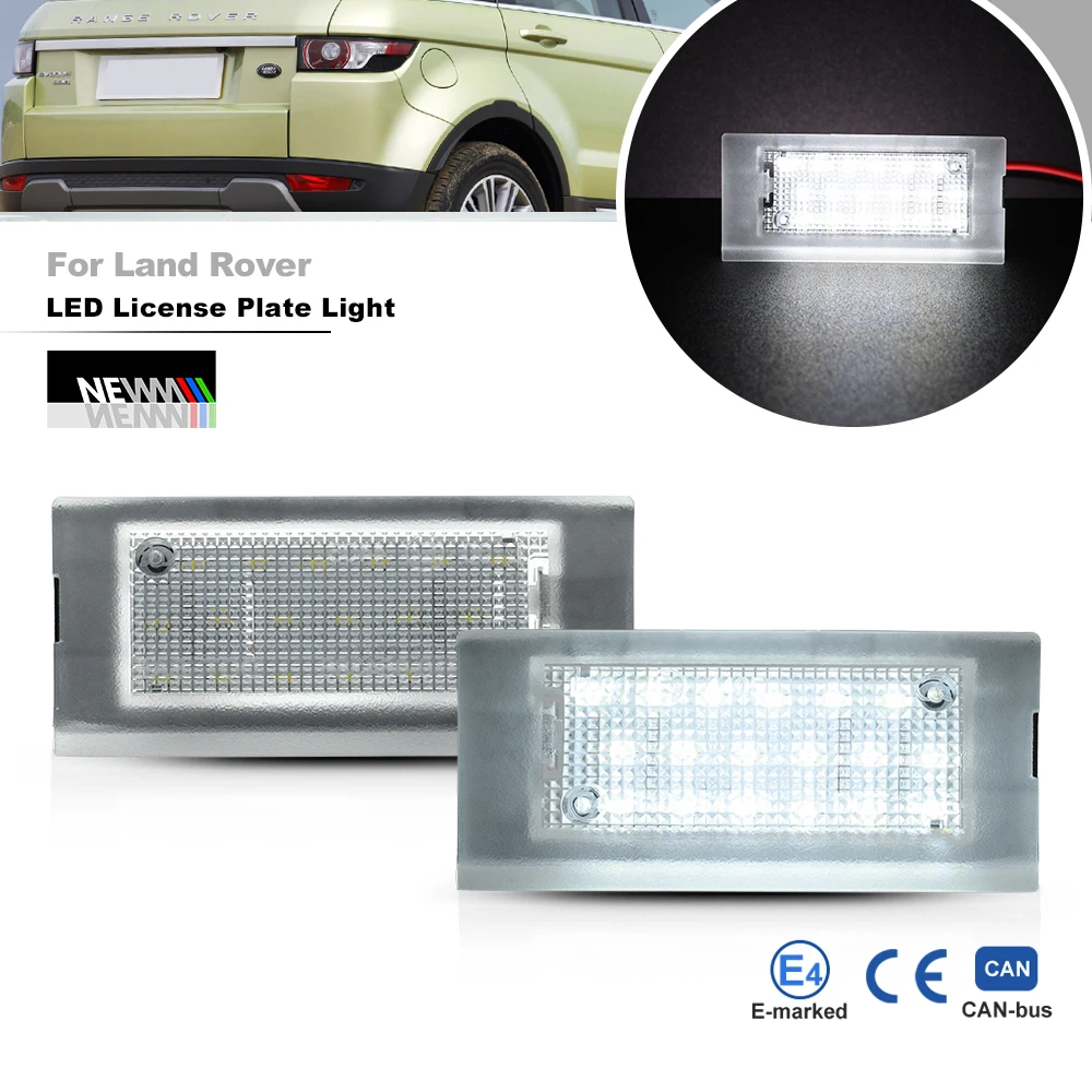 

2x OE-Spec XFJ000020 для Land Rover Range Rover 2003 2004 2005 2006 2007 2008 2009 2010 2011 Led подсветка номерного знака