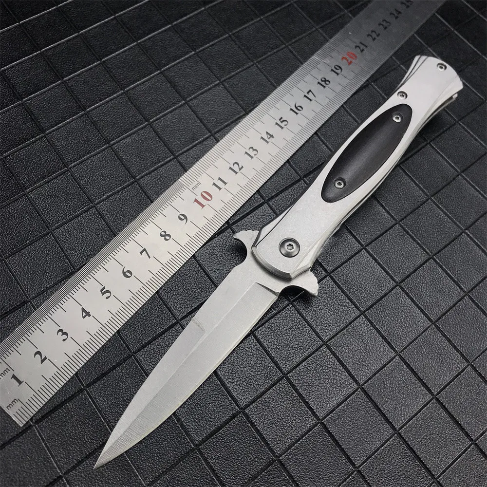

Карманный складной нож SOG с лезвием 440C, из нержавеющей стали 420, рукоятка инкрустированное черное дерево, уличные тактические инструменты дл...