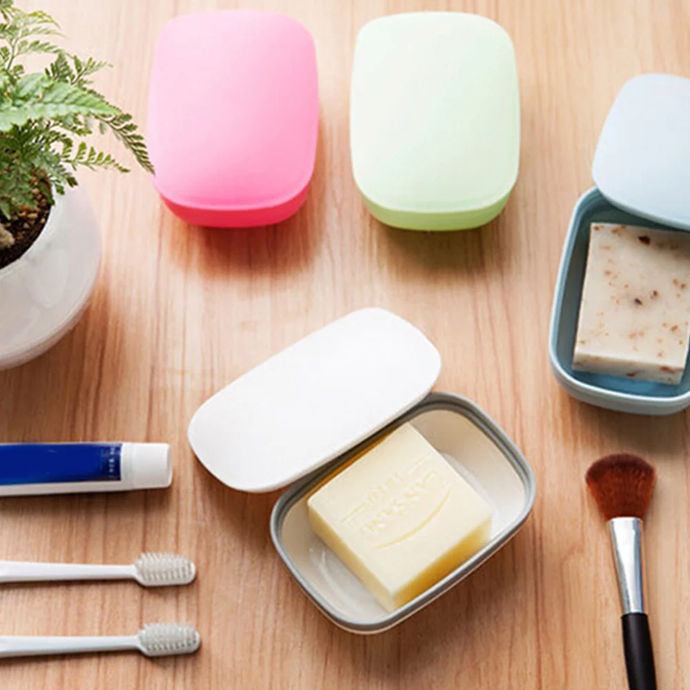 

Soap Dish Shower Case Holder Bathroom Box Container Travel Tray Dispenser Bathtub