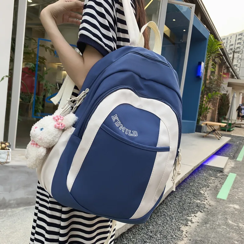 

JOYPESSIE Fashion Waterproof Nylon Rucksack Teen Girls Boys Shoolbag Mochila Leisure Women College Bookbag Laptop Bag Backpack