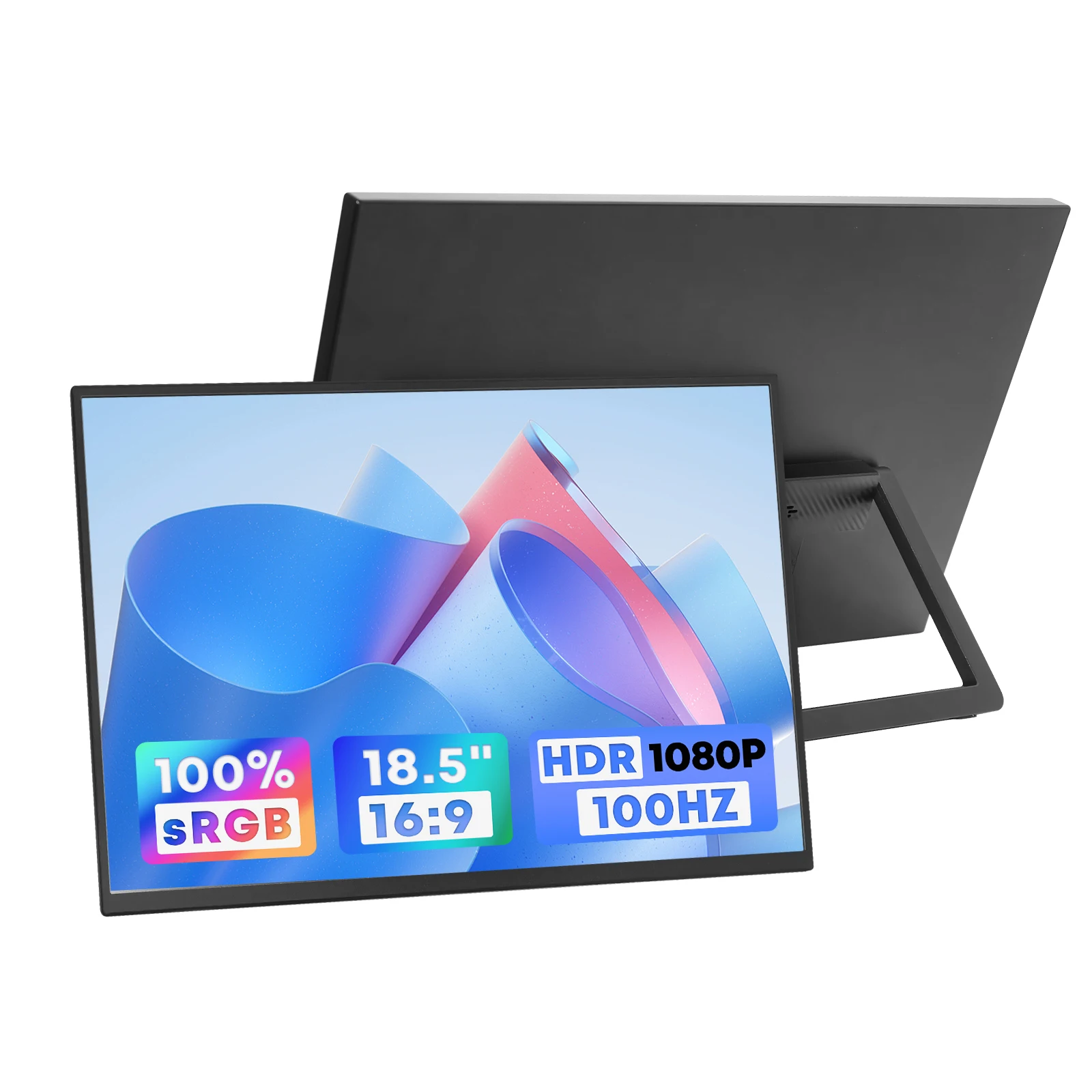 GBOLE портативный монитор 18 5 дюймов 100 Гц 100% SRGB FHD 1080P IPS Компьютерный дисплей игровой