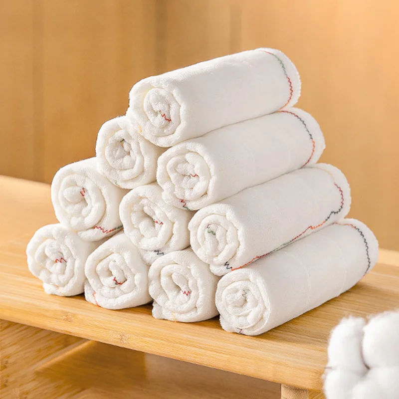 

12th Layers Cotton Linen Cleaning Cloth Kitchen Thicken Dish Cloths Absorbent Towels Oil-proof Microfiber Scouring Pad