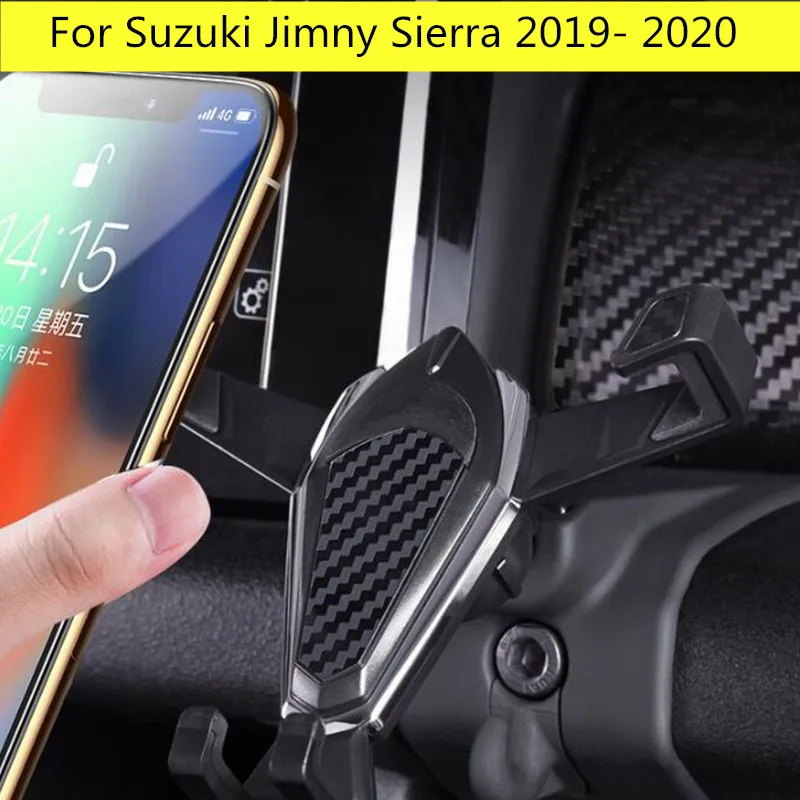 

Car Auto Lock Gravity Dashboard GPS Cell Phone Mount For Suzuki Jimny Sierra 2019- 2020 Bracket Stand Holder Support Accessories