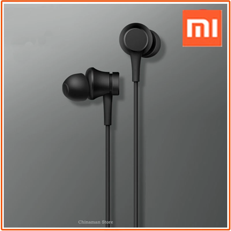Xiaomi Mi Earphone In-ear 3.5mm Jack Piston Headset Hands Free Mic Sport Earphones For Samsung Iphone xiaomi vivo Smartphone | Электроника
