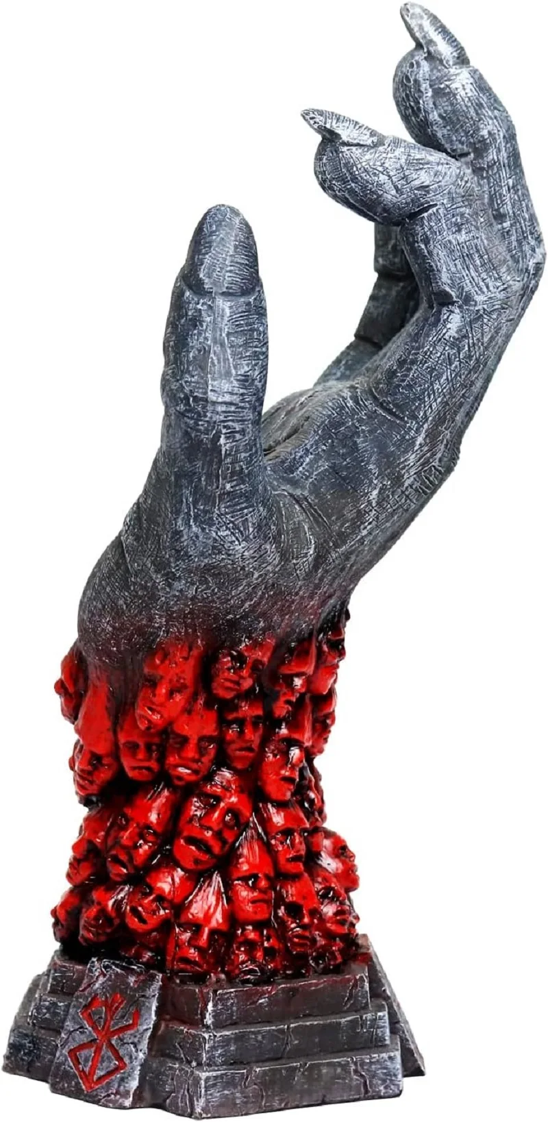 Статуя Берсерка Руны Скульптура Бог Берсеркер Дьявольская Рука Череп Правая