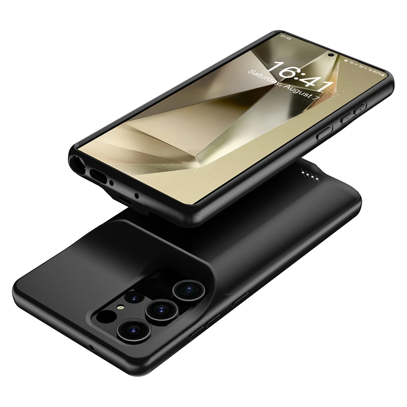 Фото Чехол-аккумулятор 10000 мАч для Samsung Galaxy S25 S25+ S25Ultra S25Edge S25FE: портативный внешний аккумулятор-чехол для зарядки №4