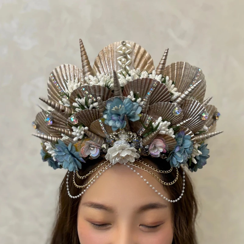 Резиновый ободок для волос в виде русалки