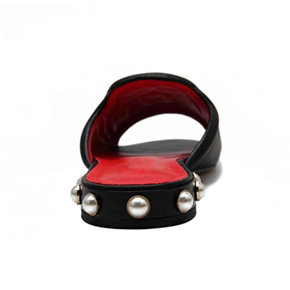 Designer Luxury Black Flat Sandals Shoes for Women 2022 Slippers,Brand Sandals Woman Summer Fashion Slip on Slippers Plus Size