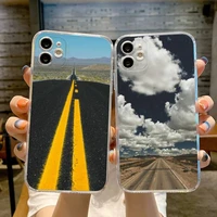for iphone 13 travel map phone case transparent for iphone 13 12 11 pro max mini x xr xs 7 8 6s plus phone full coverage covers