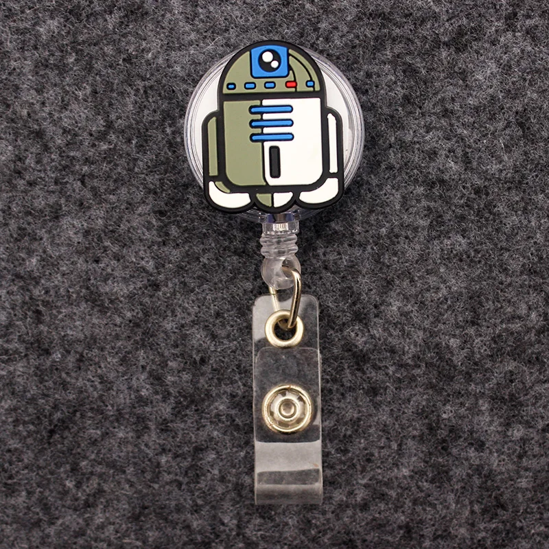 disney cartoon star wars style badge reel nurse workers enfermera id holder girl boy retractable name card holder accessory free global shipping