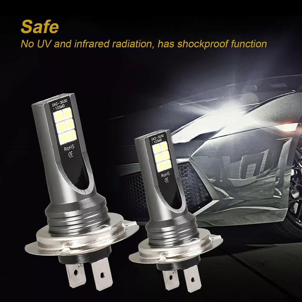 

White H7 CAR LED light kits H7 LED 14000LM 6000K Error Free Canbus Bulb Set