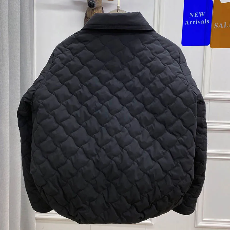 2023 Winter New Casual Down Jacket South Korean Fashion Little Fragrance Coats Sweet Fresh White Duck Lapel Top Loose Parkas