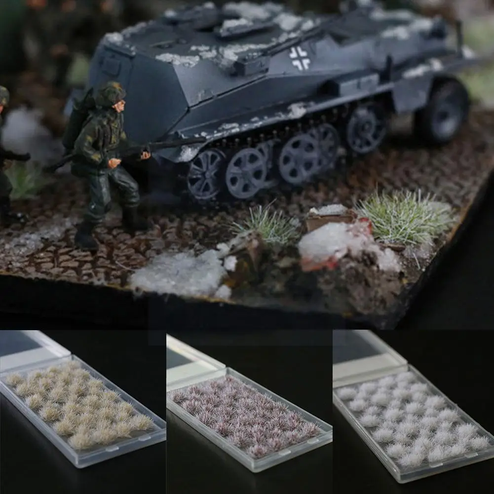 

Серия моделей миниатюрной травы, складная Военная платформа из песчаных материалов E3k5
