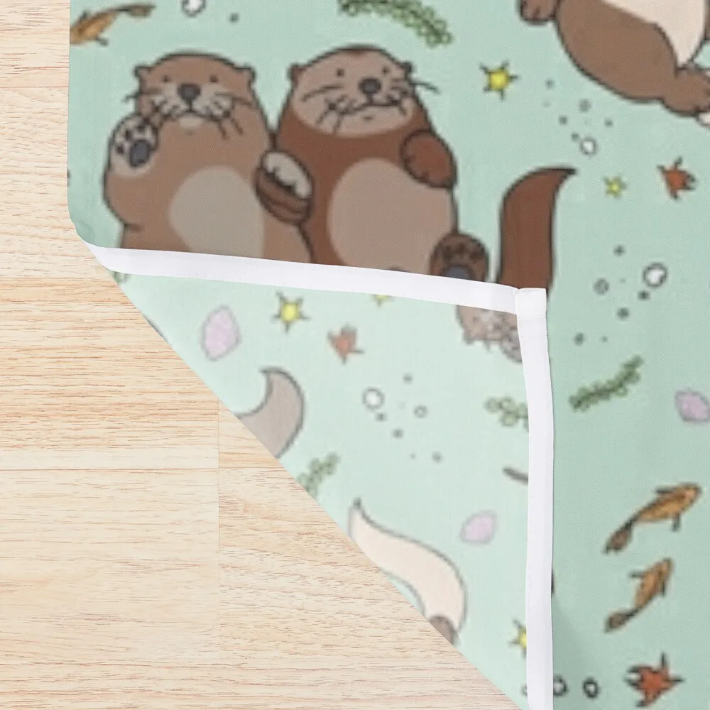 Выдра в синем цвете новинка Набор принадлежностей для ванной комнаты дешевые