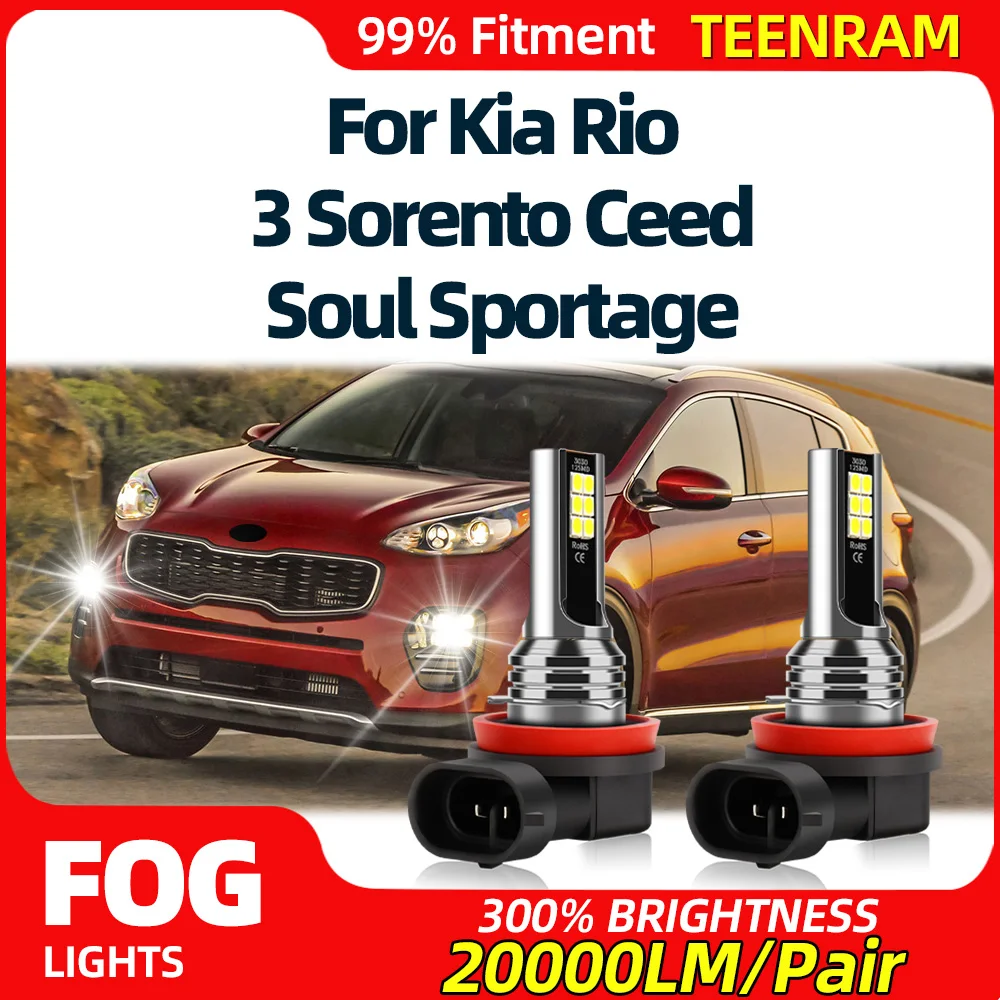 6000 лм Автомобильная фонарь передняя противотуманная лампа K белая фара Canbus без