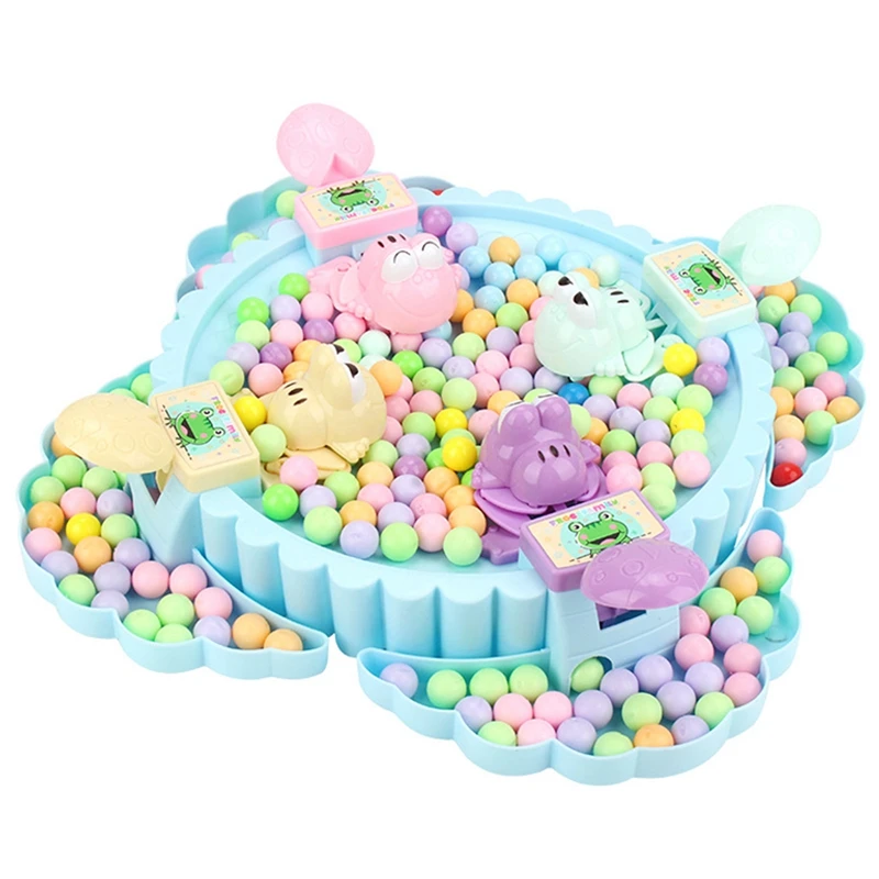 

Funny Board Game Hungry Frogs Eating Beans Toy Creative Desktop Party Beads Feeding Toy Kid Gift Parent-Child Toy