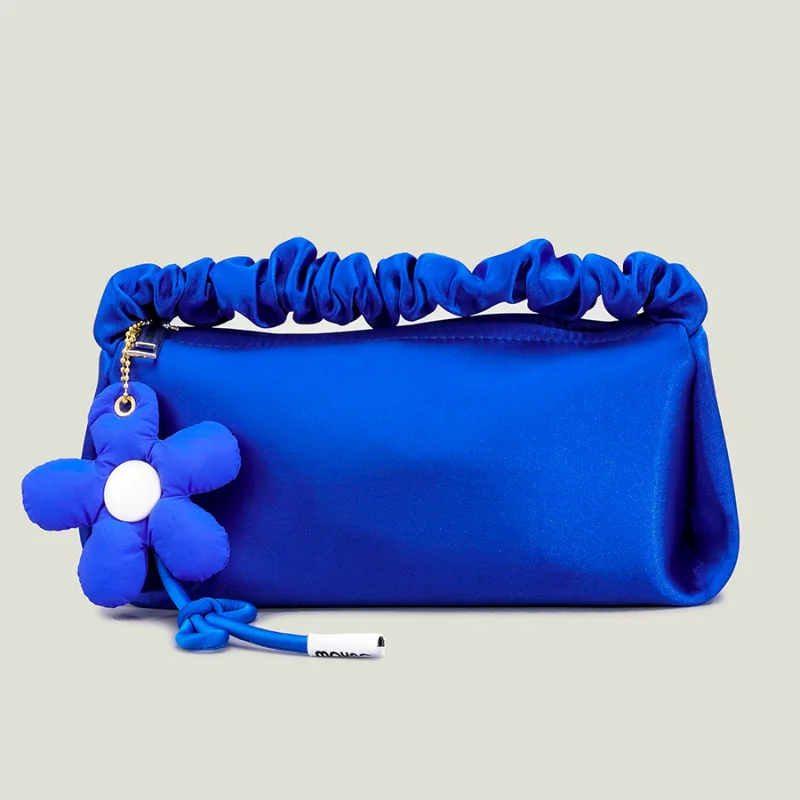 

Модные Шелковые Дамские Сумочки с подушкой, дизайнерские дамские сумочки с рюшами и ручками, маленькие сумки-тоуты, клатчи, Роскошные вечер...