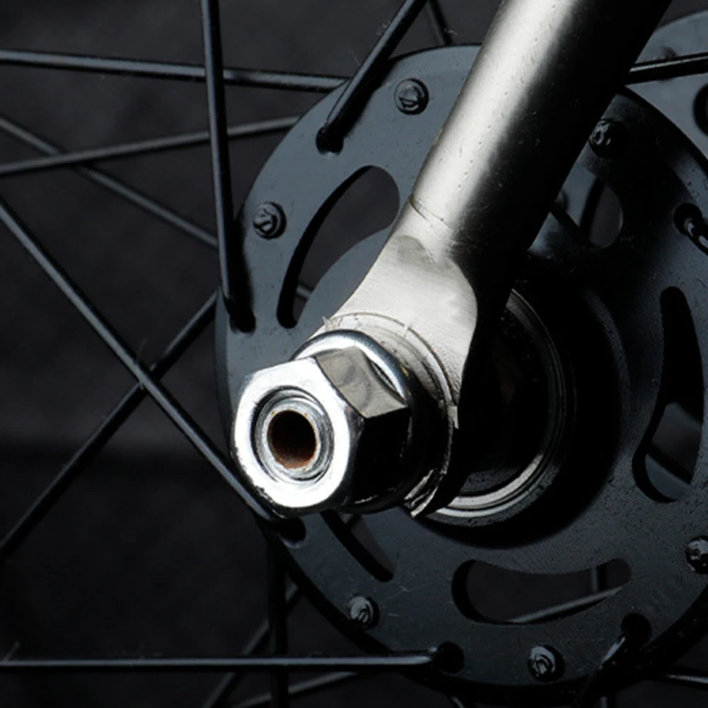 

For MTB Bikes Hubs Series Motors Screw Bikes Crew Nut 3/8 Dark Silver M10 Screw 20G 2PCS Brand New High Quality