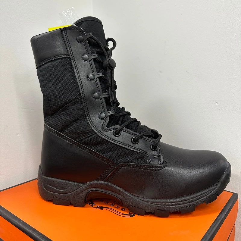 Высокие мужские ботинки на молнии зеленые для пустыни легкие тренировочные