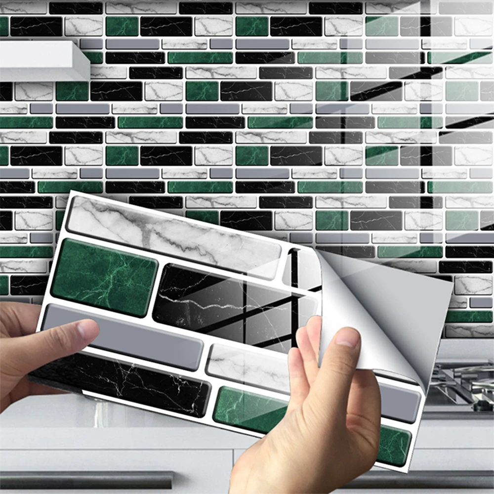 

24 шт., водостойкие самоклеящиеся наклейки для плитки